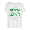 Der Mörder ist immer der Gärtner Also sei nett Lustig Garten T-Shirt