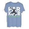 PARKOUR-T-SHIRT, FREI LAUFENDER HEMD, TRACEUR-T-SHIRT