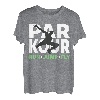 PARKOUR-T-SHIRT, FREI LAUFENDER HEMD, TRACEUR-T-SHIRT