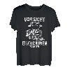 Herren Vorsicht ich fange spontan an über Eisenbahnen zu reden T-Shirt