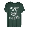 Herren Vorsicht ich fange spontan an über Eisenbahnen zu reden T-Shirt