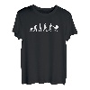 Daddy Evolution Papa Dad Witzig Loading 2021 Babysprüche T-Shirt