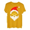 Weihnachtsmann Lustig Bart Nikolaus Weihnachtsoutfit T-Shirt