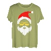 Weihnachtsmann Lustig Bart Nikolaus Weihnachtsoutfit T-Shirt