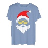 Weihnachtsmann Lustig Bart Nikolaus Weihnachtsoutfit T-Shirt