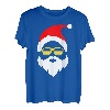 Weihnachtsmann Lustig Bart Nikolaus Weihnachtsoutfit T-Shirt