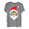 Weihnachtsmann Lustig Bart Nikolaus Weihnachtsoutfit T-Shirt
