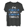 Herren I'm Michael Doing Michael Things Vornamen Spruch Geschenk T-Shirt