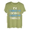 Herren I'm Michael Doing Michael Things Vornamen Spruch Geschenk T-Shirt