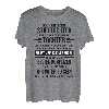 Herren Stiefvater Bonus Papa TShirt Ich Habe Keine Stieftochter T-Shirt