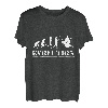 Evolution Spieler Drummer Schlagzeuger Musik Trommel Drums T-Shirt