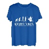 Evolution Spieler Drummer Schlagzeuger Musik Trommel Drums T-Shirt