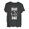 MOM of the Wild One T Shirt für Baby 's First Birthday Party