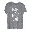 MOM of the Wild One T Shirt für Baby 's First Birthday Party