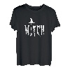 Damen Hexenhut Besen Hexen Hexen Hexen Halloween Wicca Coven T-Shirt
