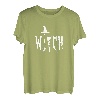 Damen Hexenhut Besen Hexen Hexen Hexen Halloween Wicca Coven T-Shirt