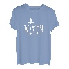Damen Hexenhut Besen Hexen Hexen Hexen Halloween Wicca Coven T-Shirt