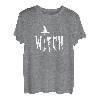 Damen Hexenhut Besen Hexen Hexen Hexen Halloween Wicca Coven T-Shirt