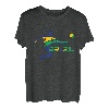 Fußballflagge Brasilien | Fußballmannschaft | brasilianischer Fußballspieler T-Shirt