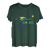 Fußballflagge Brasilien | Fußballmannschaft | brasilianischer Fußballspieler T-Shirt