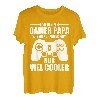Herren Gamer Papa Zocken Vater Vatertag Konsole Geschenk T-Shirt