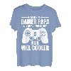 Herren Gamer Papa Zocken Vater Vatertag Konsole Geschenk T-Shirt