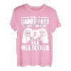 Herren Gamer Papa Zocken Vater Vatertag Konsole Geschenk T-Shirt