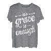 His Grace is Enough lustiges süßes christliches Geschenk für Damen und Mädchen T-Shirt