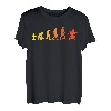 Feuerwehrmann Evolution Freiwillige Feuerwehr Kinder Männer T-Shirt
