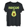 Herren Papacado Lustige Avocado Dad Vatertag Papa Father's Day T-Shirt