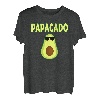 Herren Papacado Lustige Avocado Dad Vatertag Papa Father's Day T-Shirt