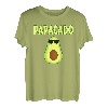 Herren Papacado Lustige Avocado Dad Vatertag Papa Father's Day T-Shirt