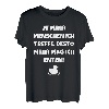 Je mehr Menschen ich treffe desto mehr mag ich Enten Spruch T-Shirt
