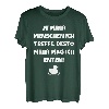 Je mehr Menschen ich treffe desto mehr mag ich Enten Spruch T-Shirt