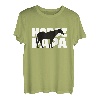 Pferd Papa Geschenk für Pferdeliebhaber Tier Vater Pferd Papa T-Shirt