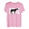Pferd Papa Geschenk für Pferdeliebhaber Tier Vater Pferd Papa T-Shirt