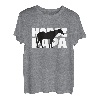 Pferd Papa Geschenk für Pferdeliebhaber Tier Vater Pferd Papa T-Shirt