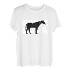 Pferd Papa Geschenk für Pferdeliebhaber Tier Vater Pferd Papa T-Shirt