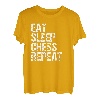 Eat Sleep Chess Lustiges Weihnachts Geschenk Schach Shirt T-Shirt