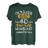 Oktober 1982 Lustige Geschenke 40 Geburtstag Männer Frauen T-Shirt