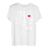 Halloween Schwangere Skelett Rock Baby T-Shirt