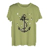 ANKER KETTE MÖWEN Geschenk Idee Bild Spruch Küste Hafen Meer T-Shirt
