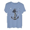 ANKER KETTE MÖWEN Geschenk Idee Bild Spruch Küste Hafen Meer T-Shirt