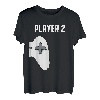 Vater Sohn TShirt Partnerlook Vatertag Player 1 Player 2 T-Shirt