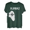 Vater Sohn TShirt Partnerlook Vatertag Player 1 Player 2 T-Shirt