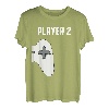 Vater Sohn TShirt Partnerlook Vatertag Player 1 Player 2 T-Shirt