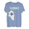 Vater Sohn TShirt Partnerlook Vatertag Player 1 Player 2 T-Shirt