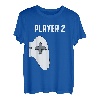 Vater Sohn TShirt Partnerlook Vatertag Player 1 Player 2 T-Shirt