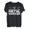 Herren Metallbauer Schweißer Industriemechaniker T-Shirt