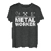 Herren Metallbauer Schweißer Industriemechaniker T-Shirt